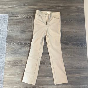 H&M pleather pants